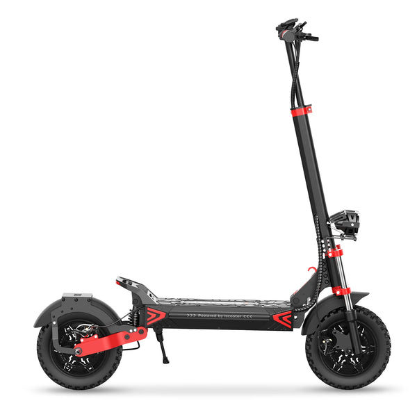 iScooter iX8 Electric Scooter 2*1200W Motor 48V 20AH Battery 12-inch Tire Dual Hydraulic Disc Brakes Front & Rear Suspensio