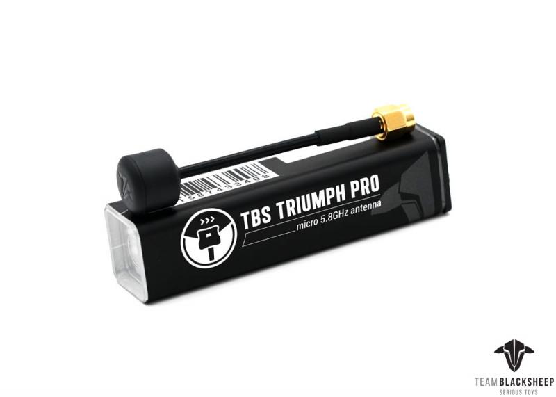 TBS Triumph Pro FPV Antenna RHCP (MMCX, UFL, SMA)