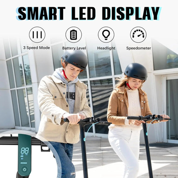 RCB R17 Electric Scooter, 350W Motor, Speed up to 25 km/h, 30 km of autonomy, 8.5" Solid Tire, Maximum Load 120 kg, Dual Braking