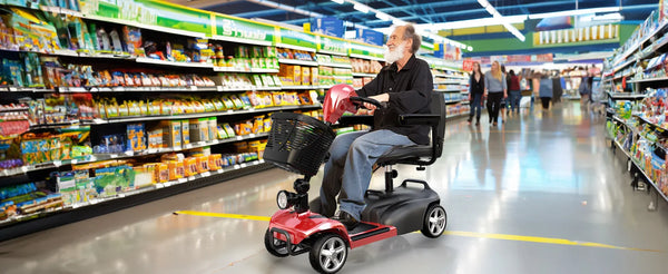 iscooter X02 Electric Mobility Scooter - 250W Power | 12Ah Battery | 5Mph Speed | 12Mi Range - One Size - Escooter Clinic