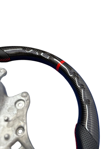 BMW 1, 2, 3, 4, 5 Series Carbon Fibre Steering Wheel (IN STOCK - SWBMWF5)