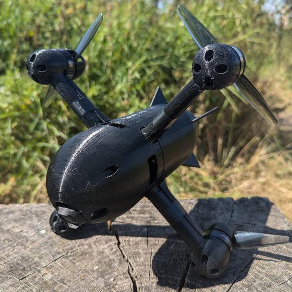 AOS HS5 High Speed Quadcopter (Carbon and 3D Prints)
