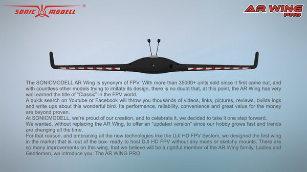 Sonicmodell AR Wing Pro FPV Airplane (1000mm)
