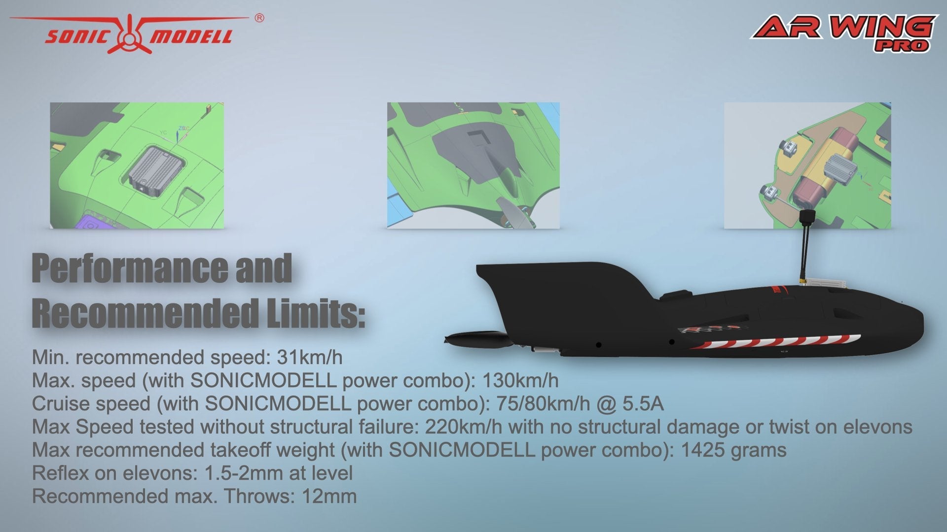 Sonicmodell AR Wing Pro FPV Airplane (1000mm)