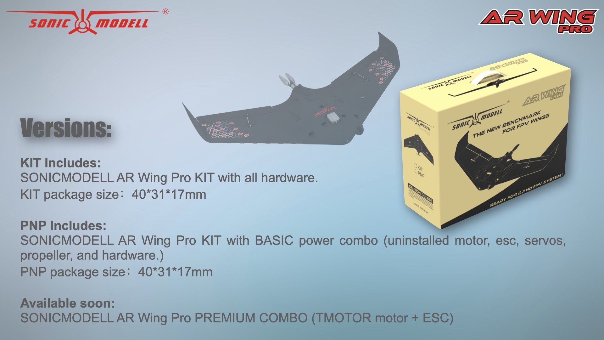 Sonicmodell AR Wing Pro FPV Airplane (1000mm)
