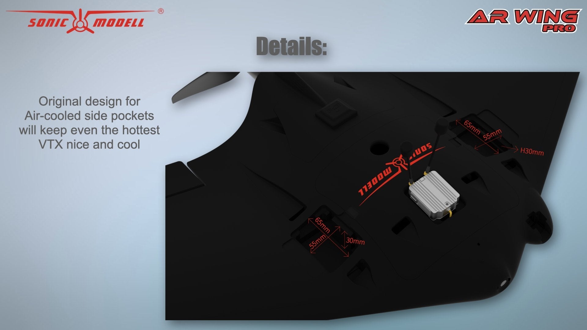 Sonicmodell AR Wing Pro FPV Airplane (1000mm)