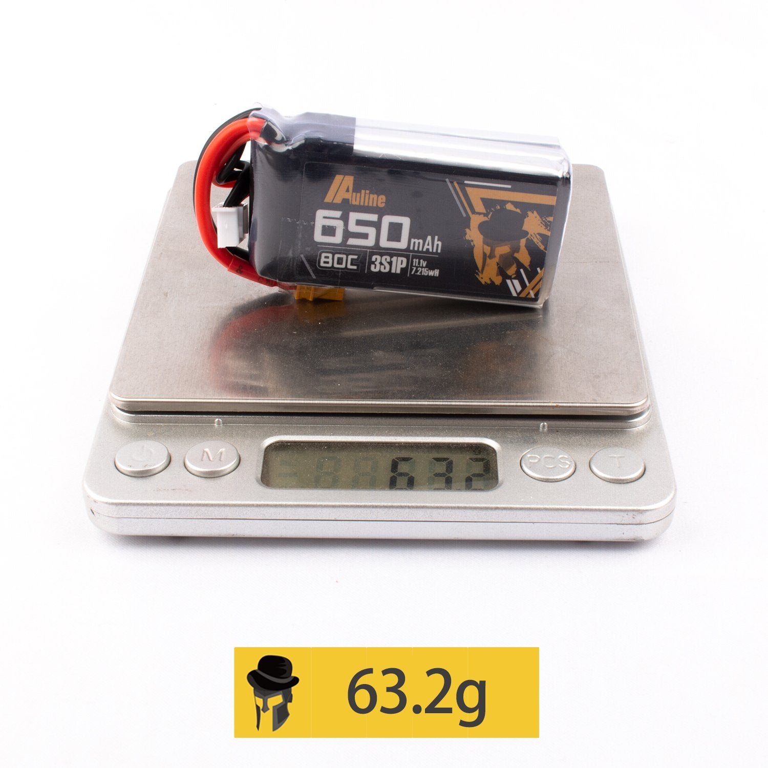 AuLine 650mAh 3S 11.1V 80C XT30 Lipo Battery