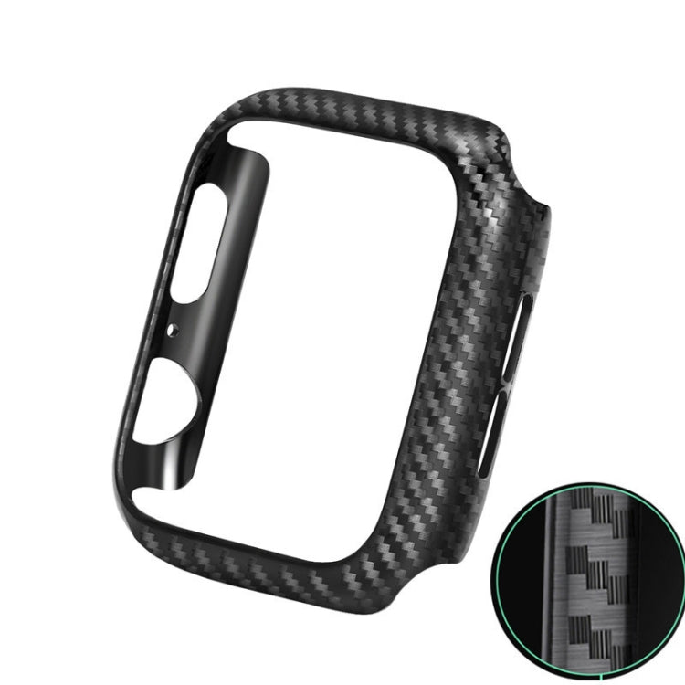 PC Carbon Fiber Frame Protection Case For Apple Watch Series 6 / 5 / 4 / Watch SE 44mm