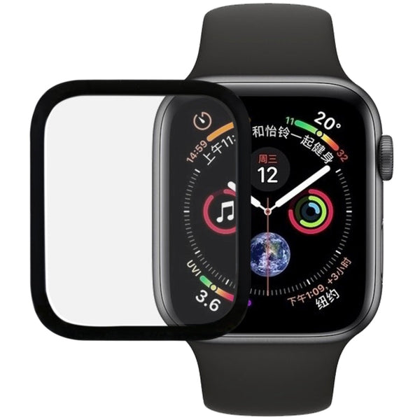 9H 3D Edge Glue Full Screen Tempered Glass Film For Apple Watch Series 6 / 5 / 4 / Watch SE 44mm