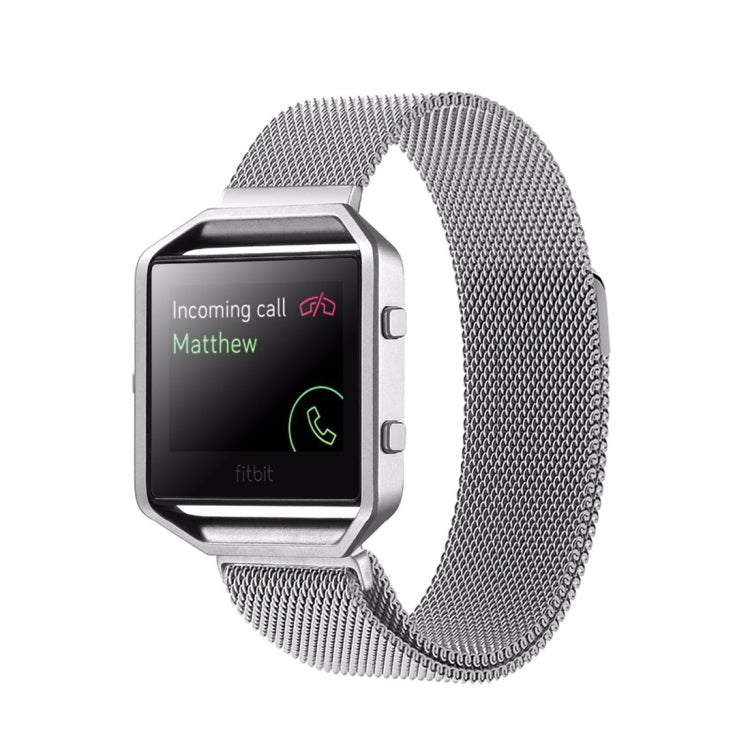 For Fitbit Blaze Watch Loop Magnetic Closure Clasp Stainless Steel Watchband