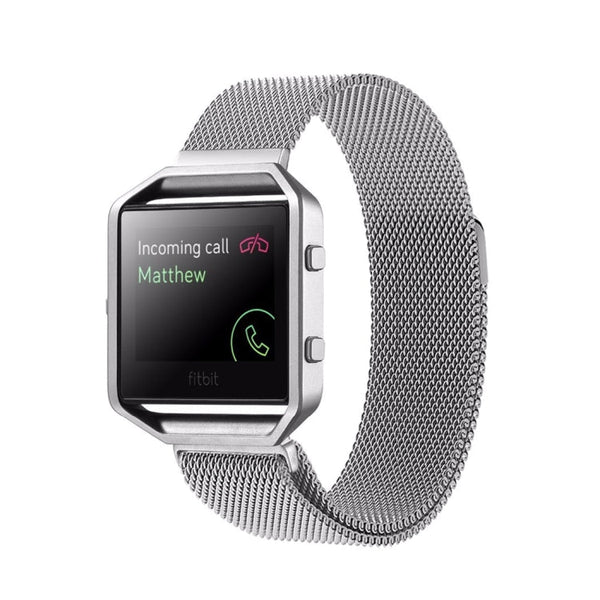 For Fitbit Blaze Watch Loop Magnetic Closure Clasp Stainless Steel Watchband