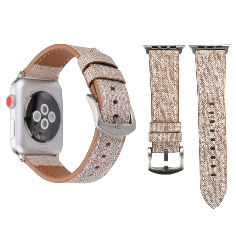 For Apple Watch Ultra 49mm&Watch Ultra 2 49mm / Series 10 46mm / 9&8&7 45mm / SE 3&SE 2&6&SE&5&4 44mm / 3&2&1 42mm Simple Fashion Genuine Leather Cowboy Pattern Watch Band