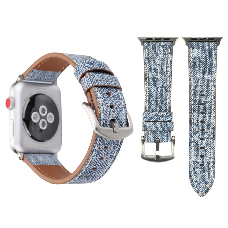 For Apple Watch Ultra 49mm&Watch Ultra 2 49mm / Series 10 46mm / 9&8&7 45mm / SE 3&SE 2&6&SE&5&4 44mm / 3&2&1 42mm Simple Fashion Genuine Leather Cowboy Pattern Watch Band