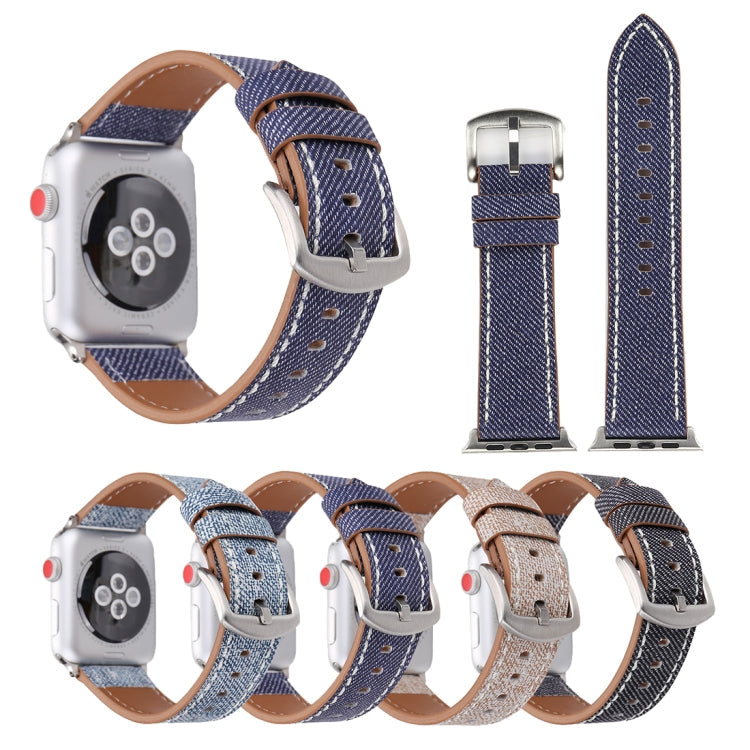 For Apple Watch Ultra 49mm&Watch Ultra 2 49mm / Series 10 46mm / 9&8&7 45mm / SE 3&SE 2&6&SE&5&4 44mm / 3&2&1 42mm Simple Fashion Genuine Leather Cowboy Pattern Watch Band