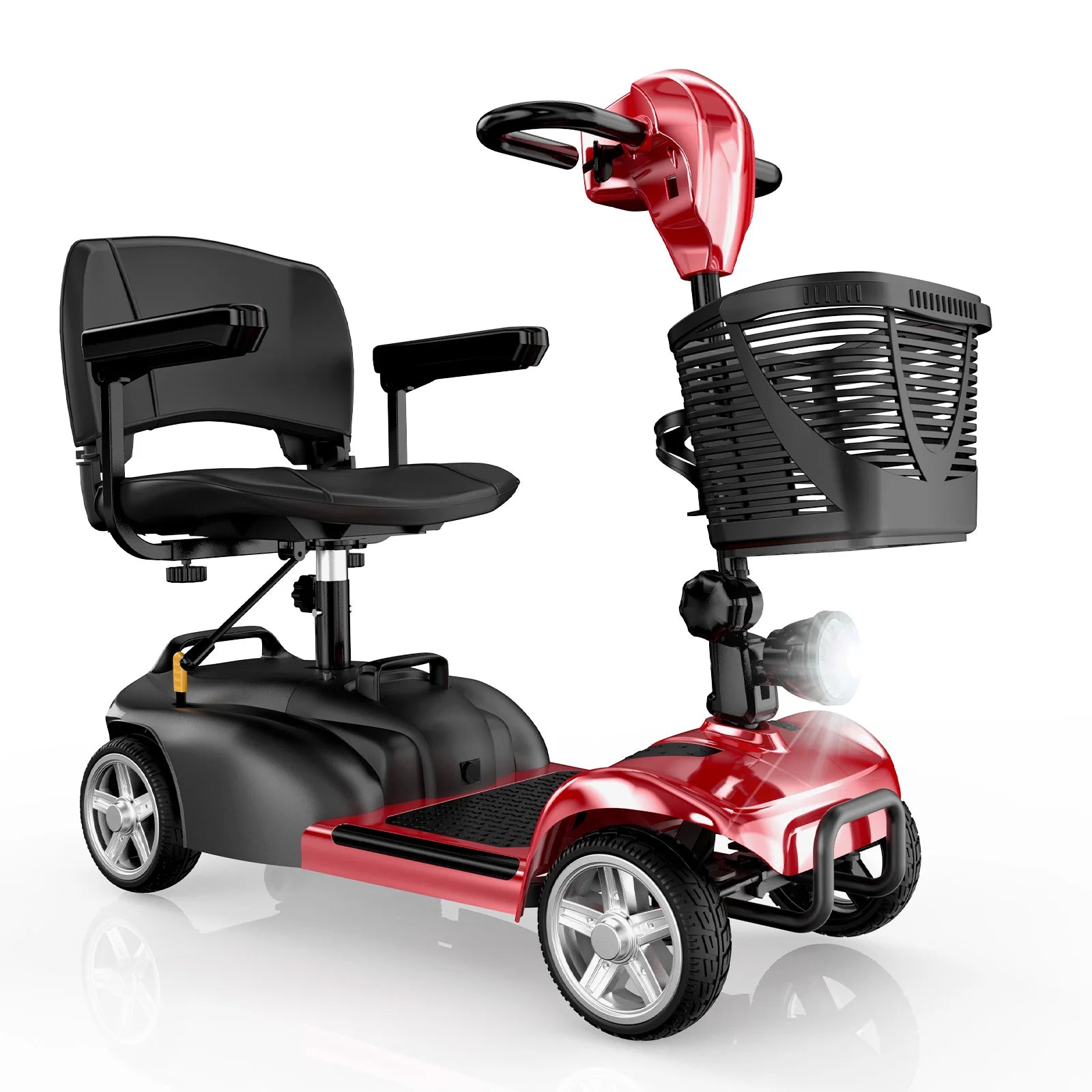 iscooter X02 Electric Mobility Scooter - 250W Power | 12Ah Battery | 5Mph Speed | 12Mi Range - One Size - Escooter Clinic