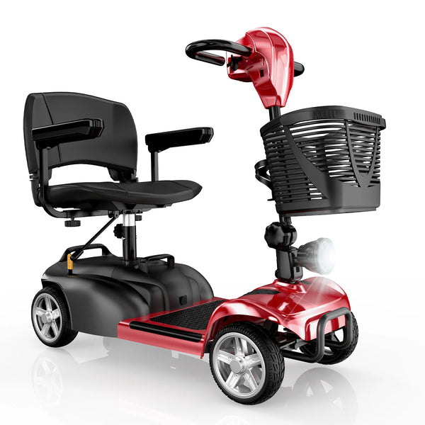 iscooter X02 Electric Mobility Scooter - 250W Power | 12Ah Battery | 5Mph Speed | 12Mi Range - One Size - Escooter Clinic