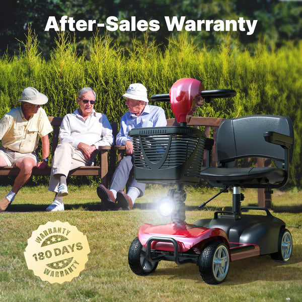 iscooter X02 Electric Mobility Scooter - 250W Power | 12Ah Battery | 5Mph Speed | 12Mi Range - One Size - Escooter Clinic