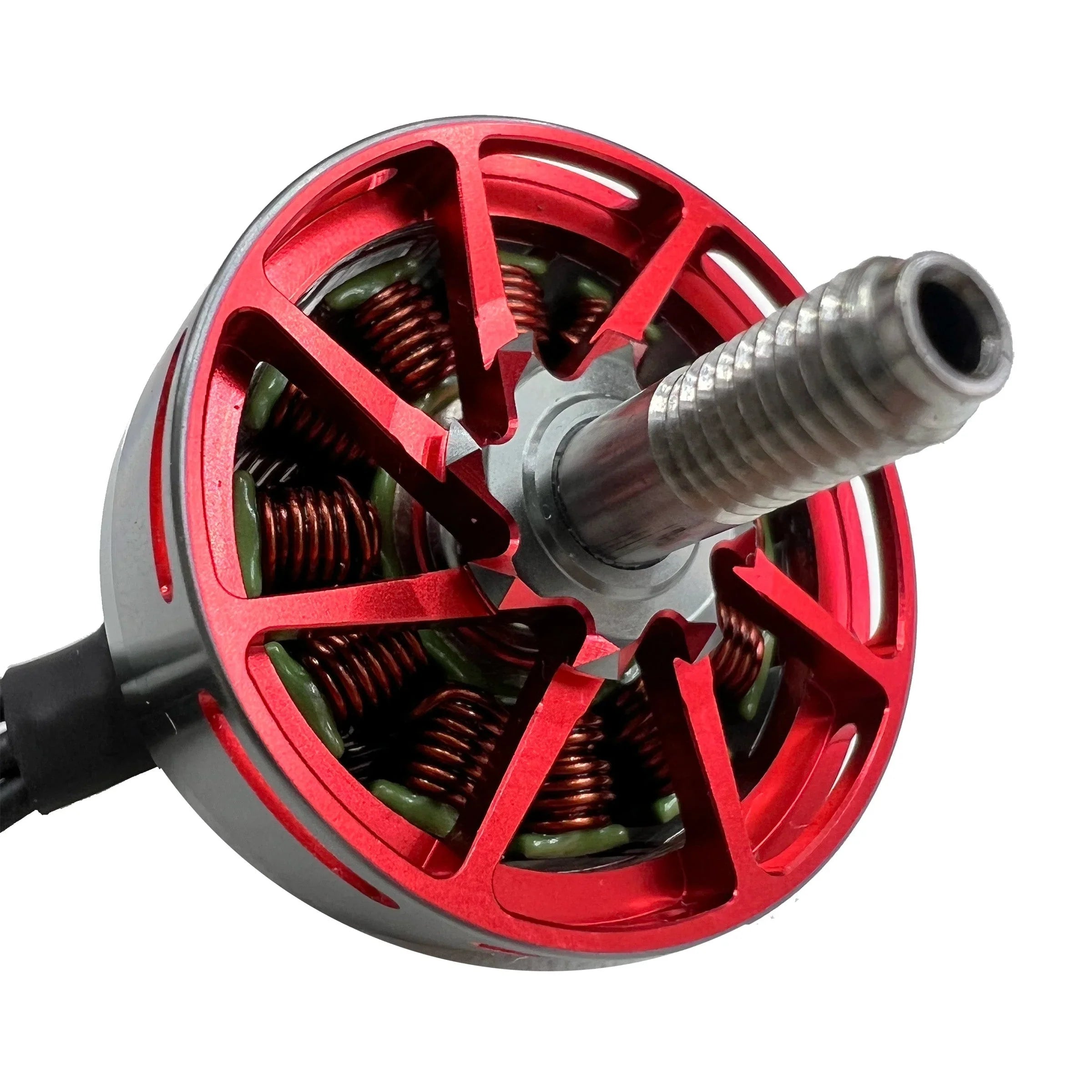 Ummagawd Aerolite 2306 1800KV Motor - Gunmetal/Red