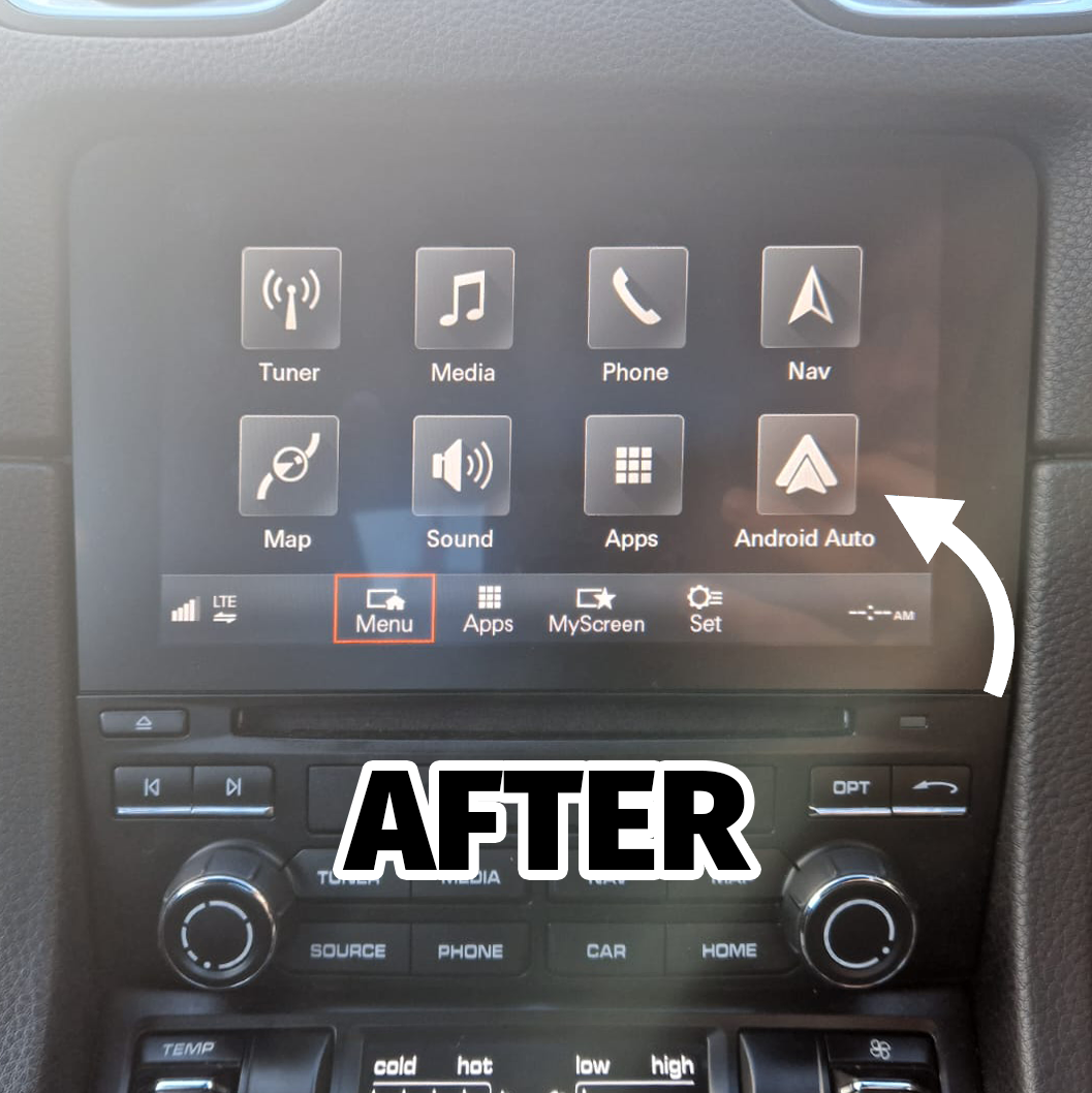 Porsche PCM4 - Apple CarPlay / Android Auto Activation
