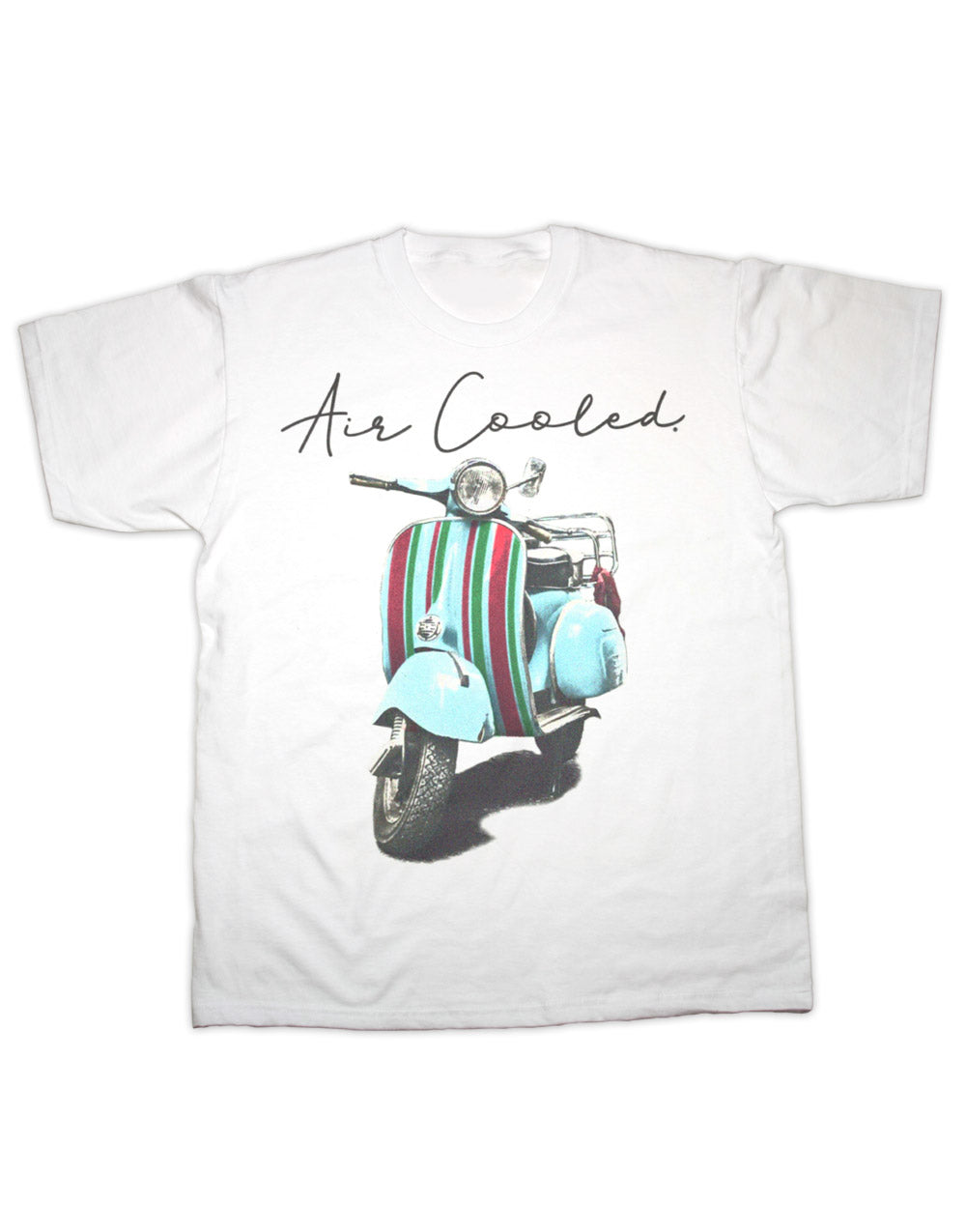Air Cooled Scooter Stripes T Shirt