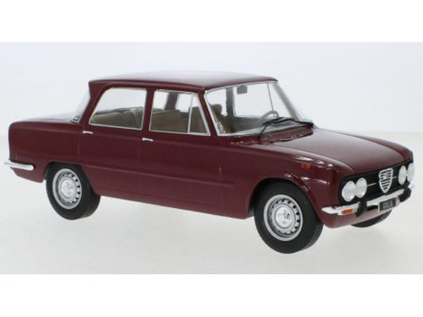 Alfa Romeo Giulia Nuova Super 1974 Dark Red 1:18 Scale Diecast Model Car Group