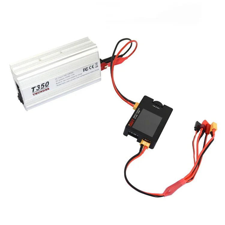 Mighty Jaws XT60 to Alligator Clip Power Supply Cable