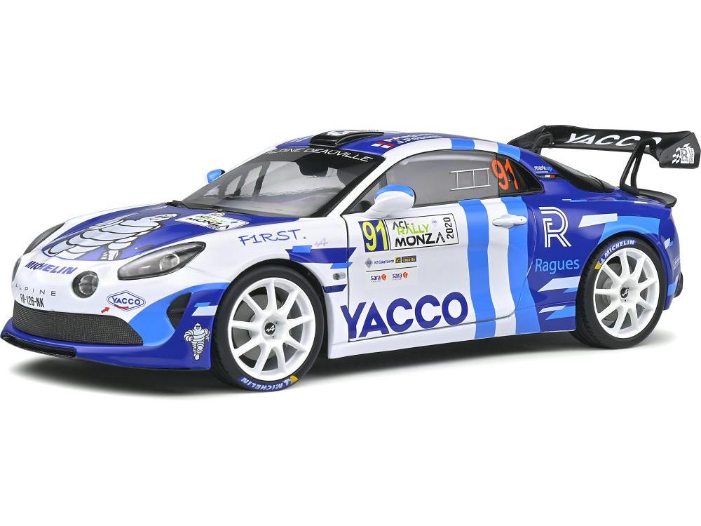Alpine A100 #91 Rally Monza 2020 1:18 Scale Solido Diecast Model