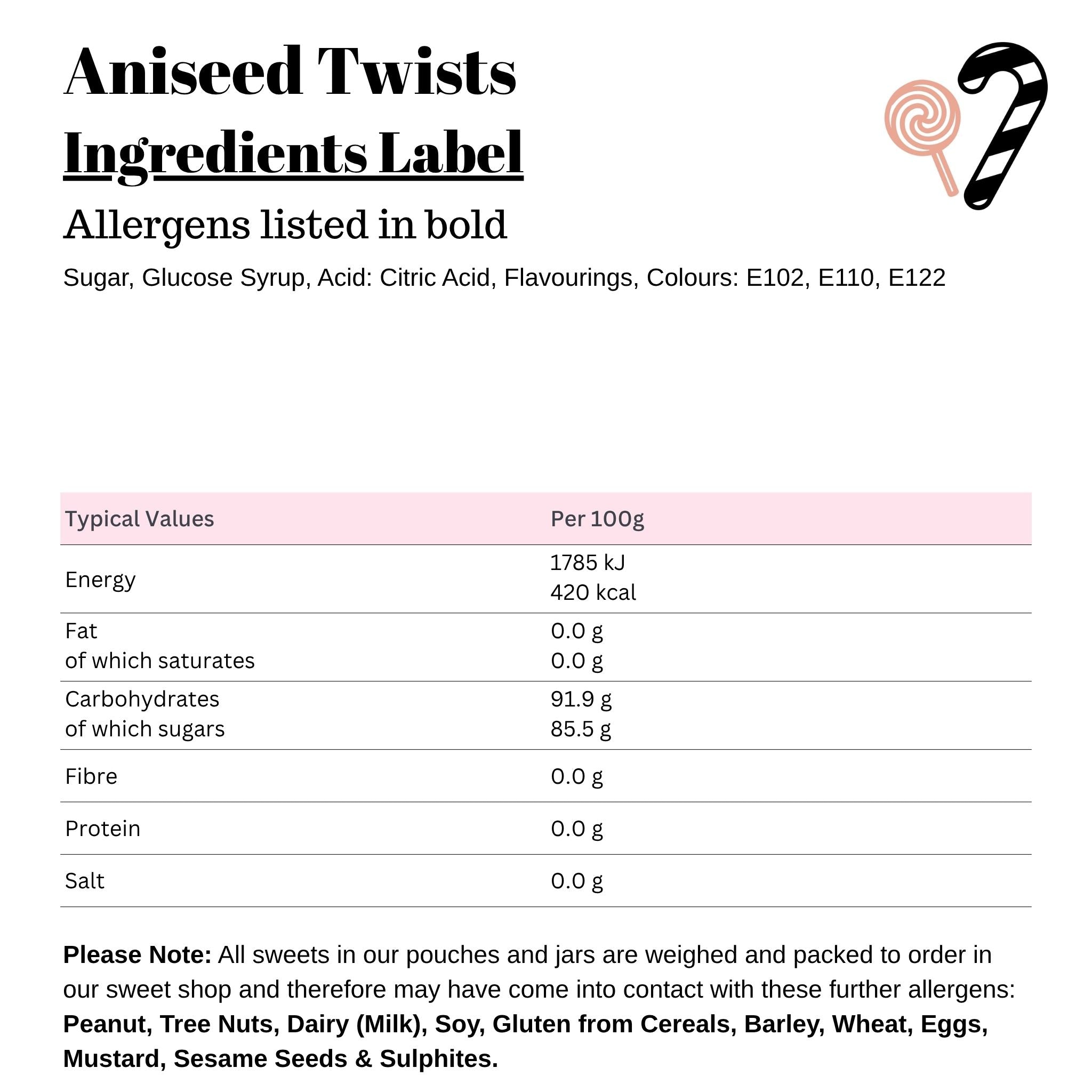 Aniseed Twists