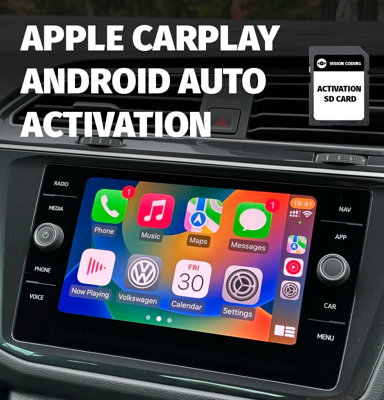 VW MIB2 Apple CarPlay & Android Auto Activation