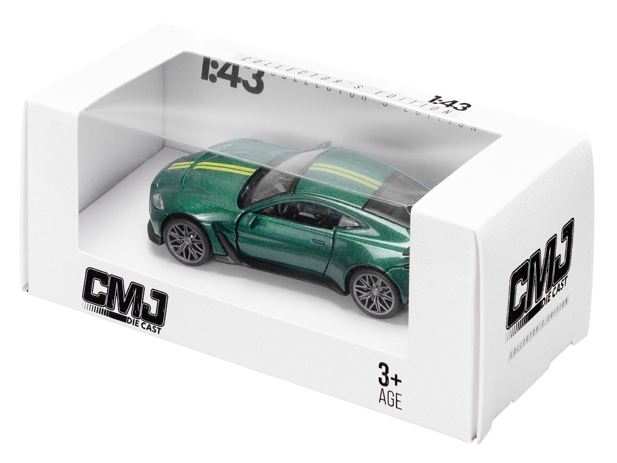 Aston Martin Vantage V12 Green 1:43 Scale CMJ - Jian Feng Juan Toys Diecast Model
