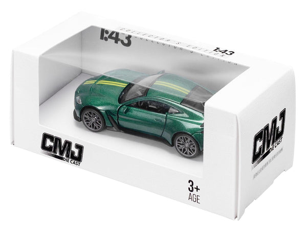 Aston Martin Vantage V12 Green 1:43 Scale CMJ - Jian Feng Juan Toys Diecast Model