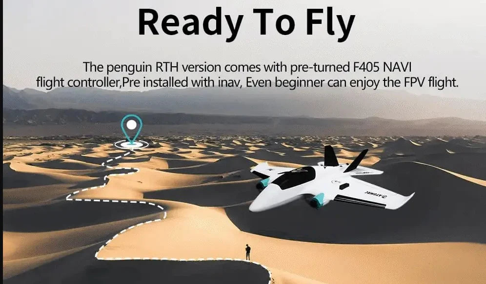 AtomRC Penguin Twin Motor FPV RC Aircraft