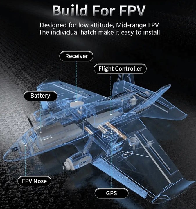 AtomRC Penguin Twin Motor FPV RC Aircraft