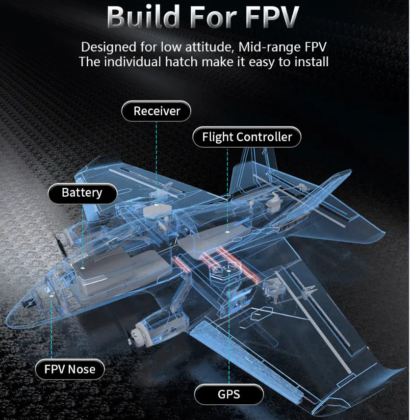 AtomRC Penguin Twin Motor FPV RC Aircraft