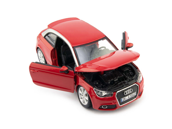 Audi A1 Red 1:24 Scale Bburago Diecast Model Car