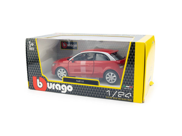 Audi A1 Red 1:24 Scale Bburago Diecast Model Car