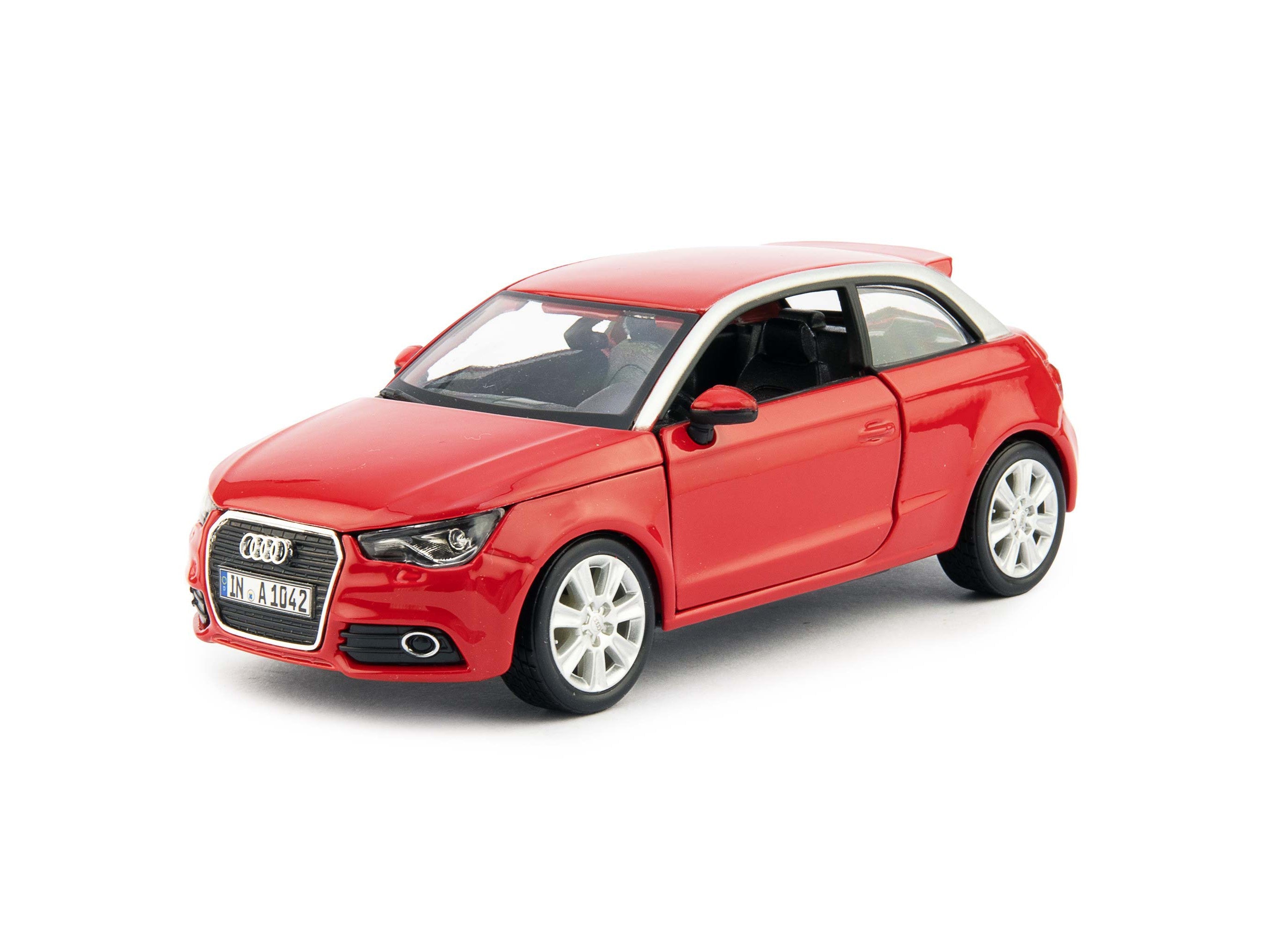 Audi A1 Red 1:24 Scale Bburago Diecast Model Car