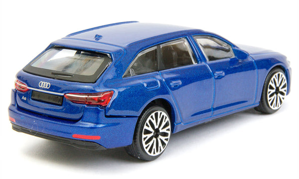 Audi A6 Avant Blue 1:43 Scale Bburago Diecast Toy Car