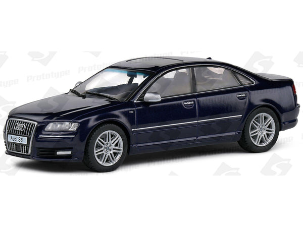 Audi S8 (D3) 2010 Blue 1:43 Scale Solido Diecast Model