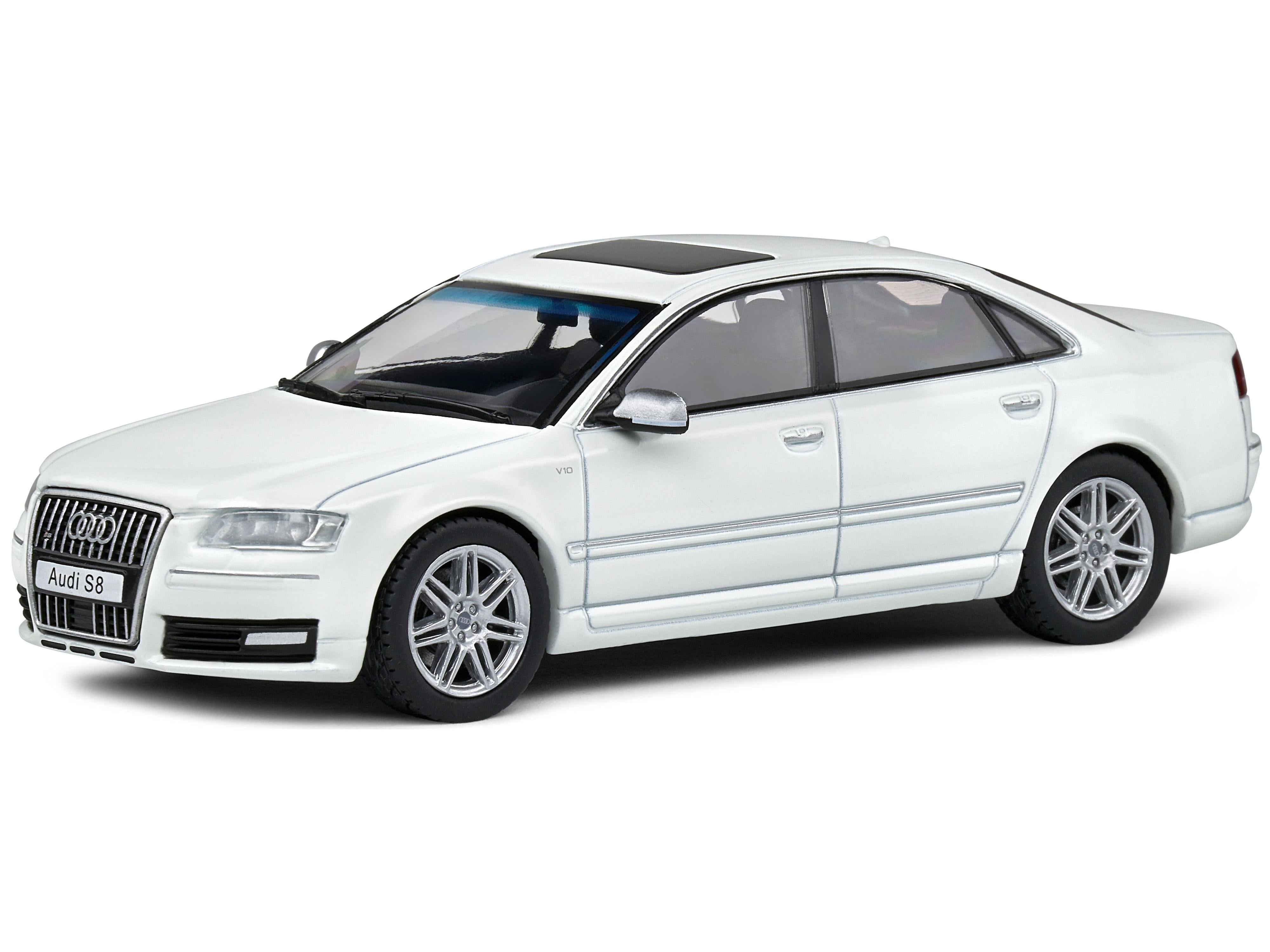 Audi S8 (D3) 2010 White 1:43 Scale Solido Diecast Model