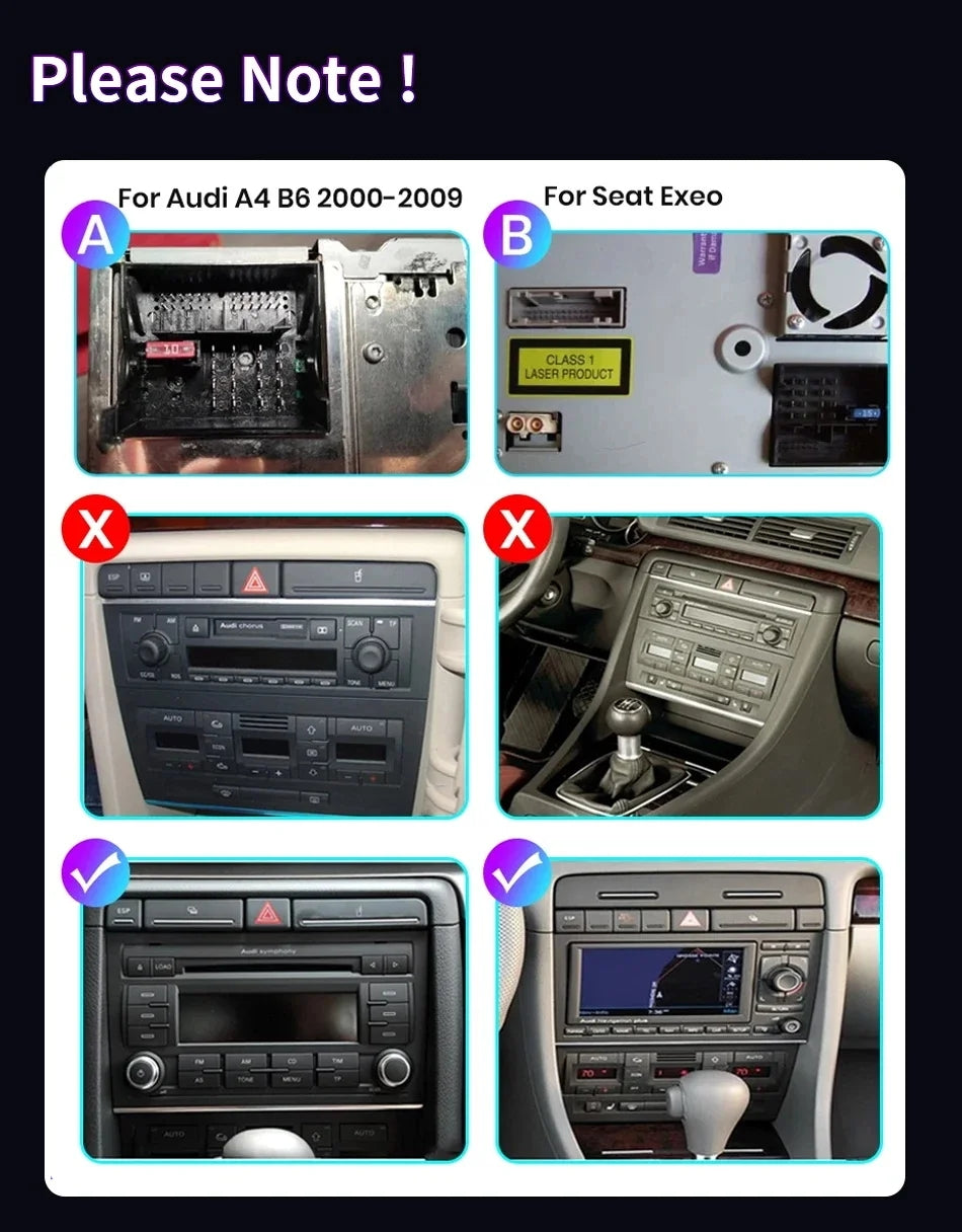 Audi A4 2000-2009 CarPlay Kit