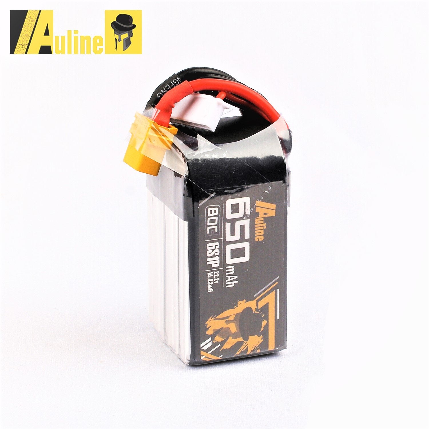 AuLine 650mAh 6S 22.2V 80C XT60 Lipo Battery