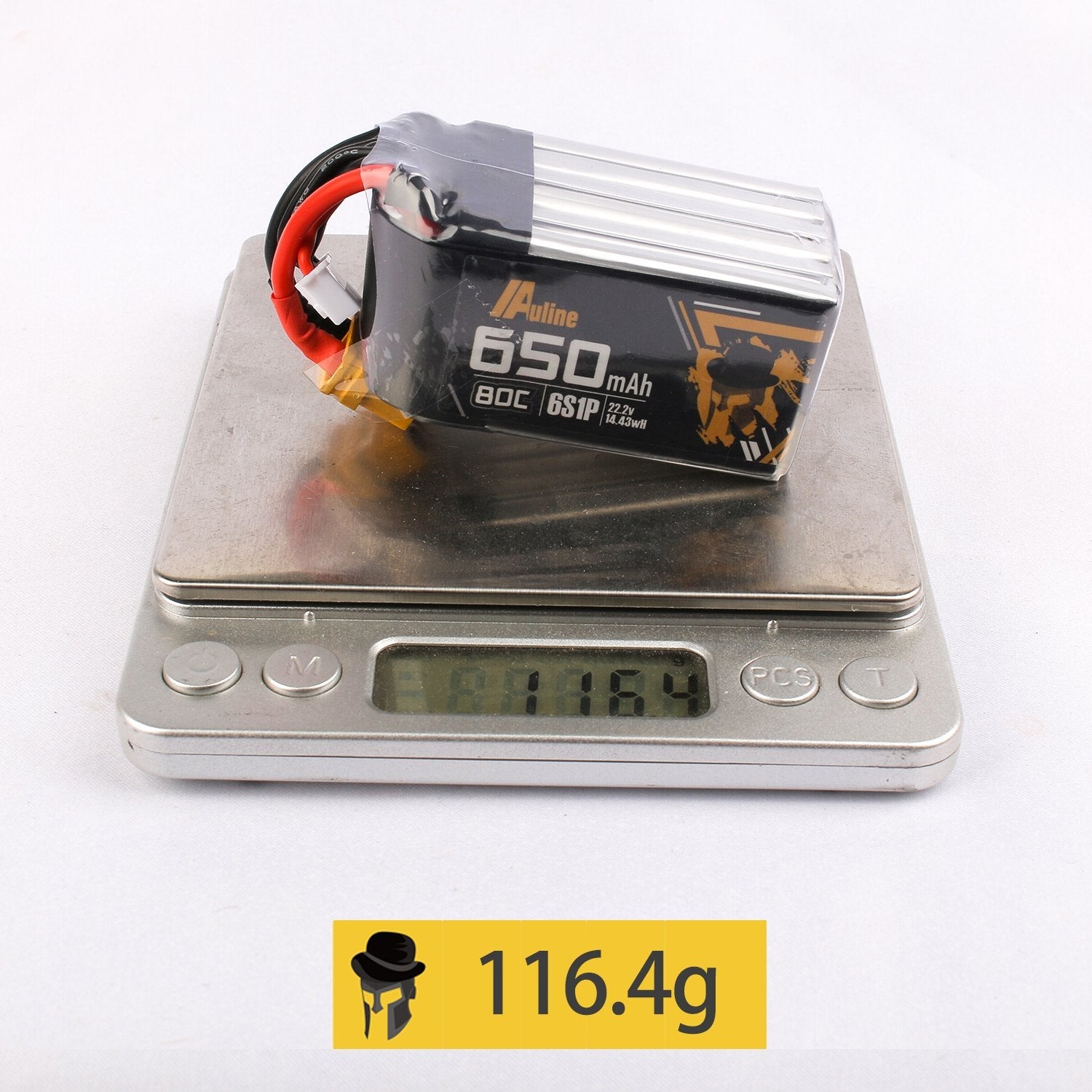 AuLine 650mAh 6S 22.2V 80C XT30 Lipo Battery