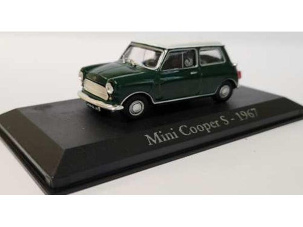 Austin Mini Cooper S 1967 Green 1:43 Scale Diecast Model