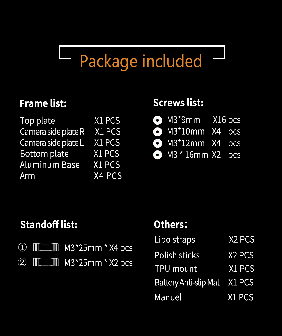 Axis Manta 5 TrueX Freestlye Quadcopter Frame