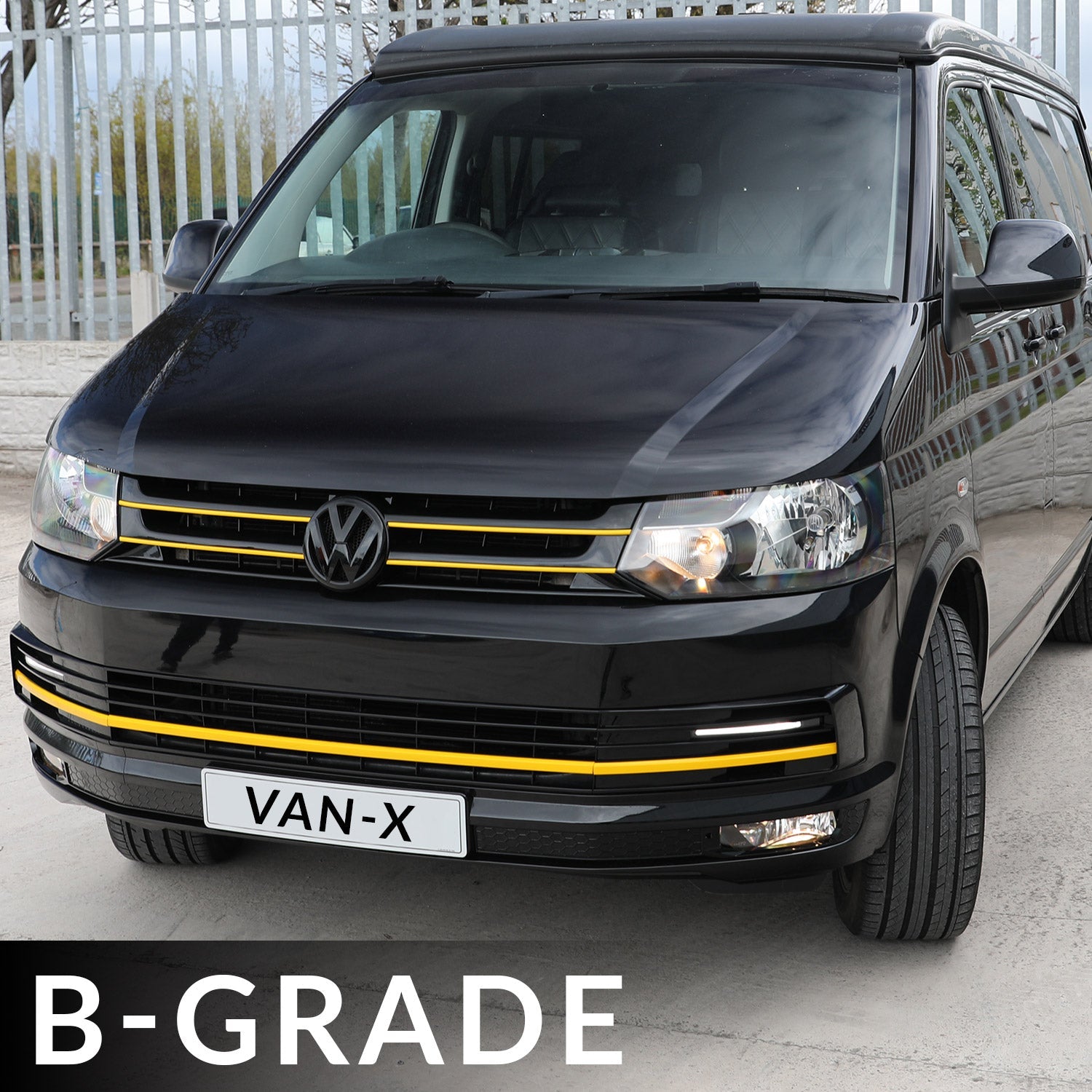 For VW T5.1 Transporter NEW Front Bumper T5-X Front Styling Upgrade (B-Grade) Painted and ready to fit in 3 colour options