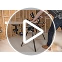Evolution Power Tools EVOMS1 Mitre Saw Stand, Universal Compact Folding with Extending Support Arms, Fits Evolution, Makita, DeWalt, Bosch, Ryobi, Einhell and Metabo, Supports 150kg Weight & 3m Length
