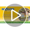 HOZELOCK - Superhoze Expanding Hose 30 m : Flexible Hose, Stretches up to 3x Original Length | With 2 Aquastop Fittings for a Watertight Connection: Ready to Use [8230A1240]