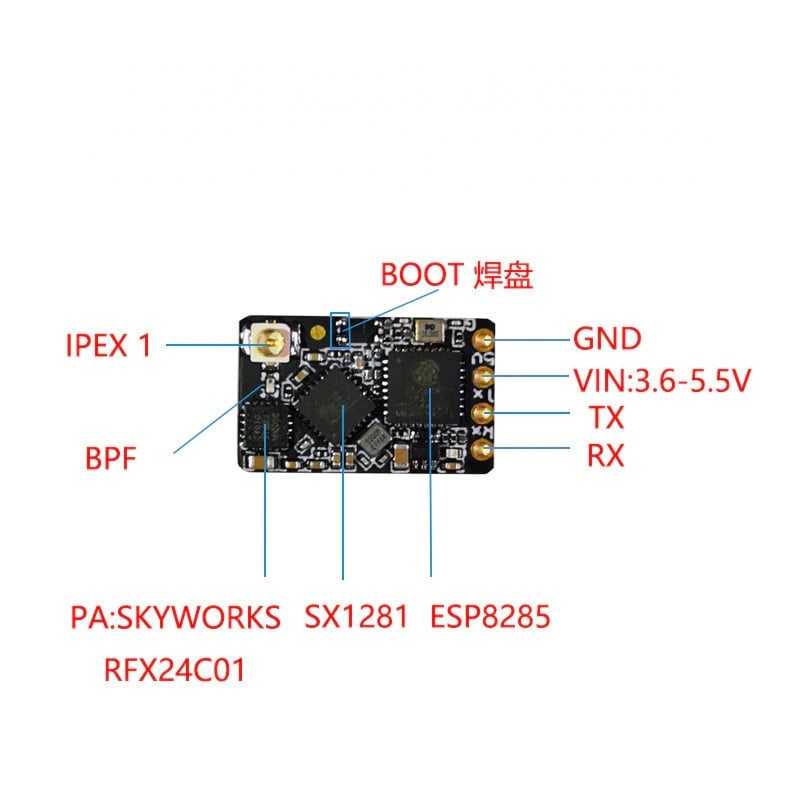 BAYCK ExpressLRS Nano ELRS 2.4GHZ