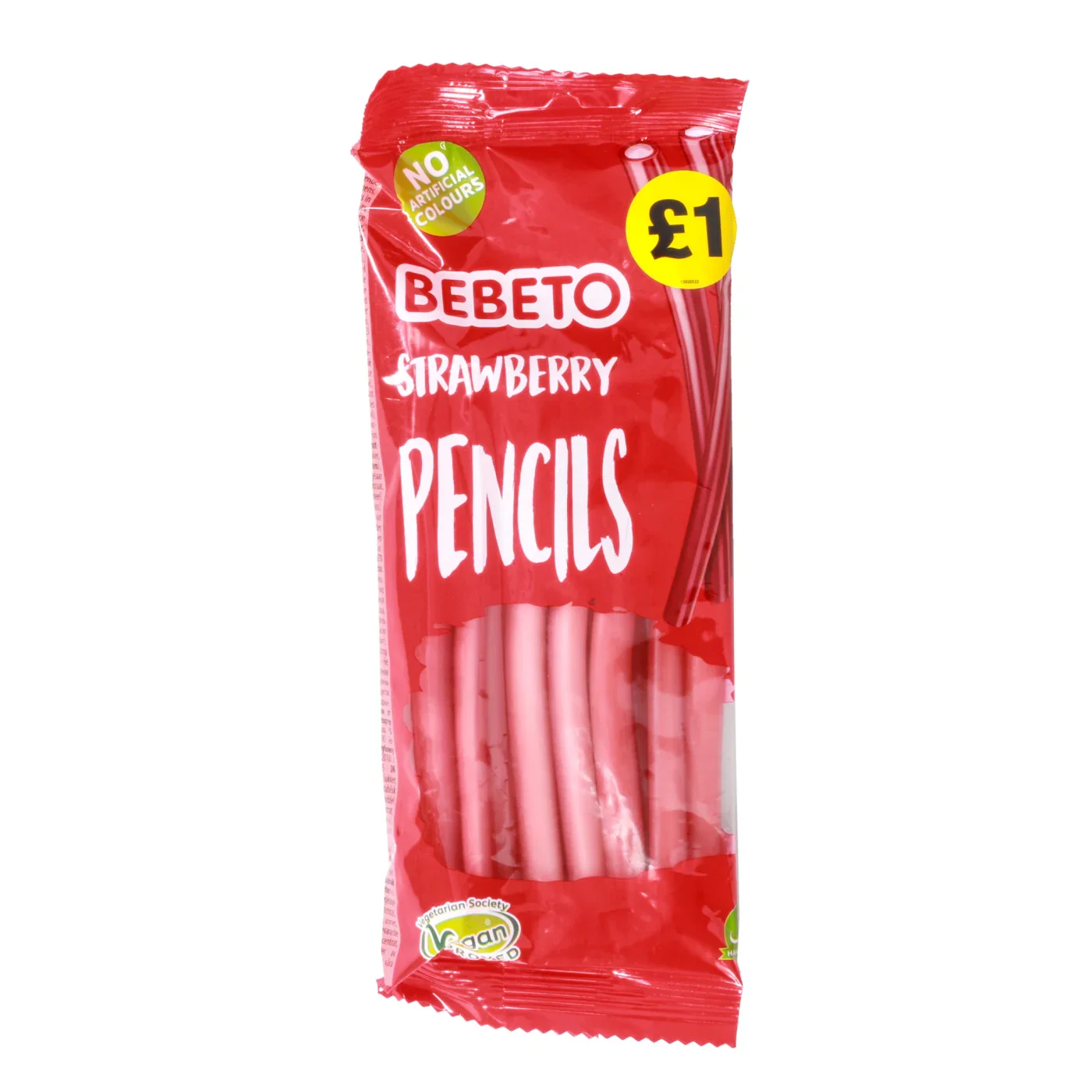 BEBETO Strawberry Pencils - 160g